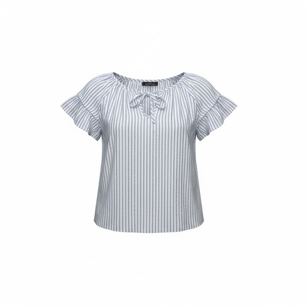 Adrienne Vittadini Women's Striped Blouse - Size 2X